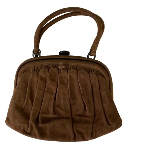 VINTAGE Lamprom Handbag Brown OS - Picture 1 of 7